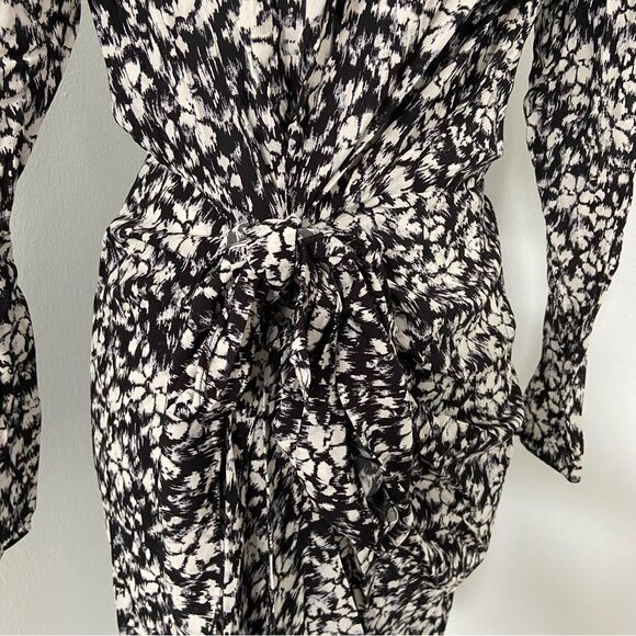 NWT Isabel Marant Dolce Faux Wrap Mini Dress size 34 US2 - Picture 5 of 13